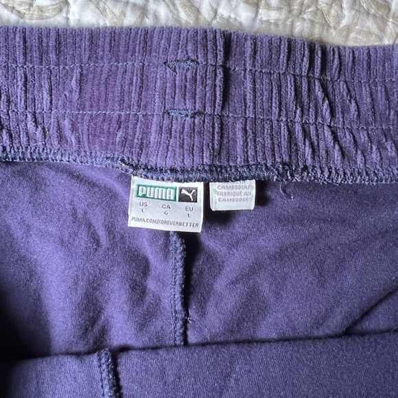 Puma Downtown Corduroy Mini Skirt Skort in Navy Blue, size large Athleisure - Picture 3 of 9